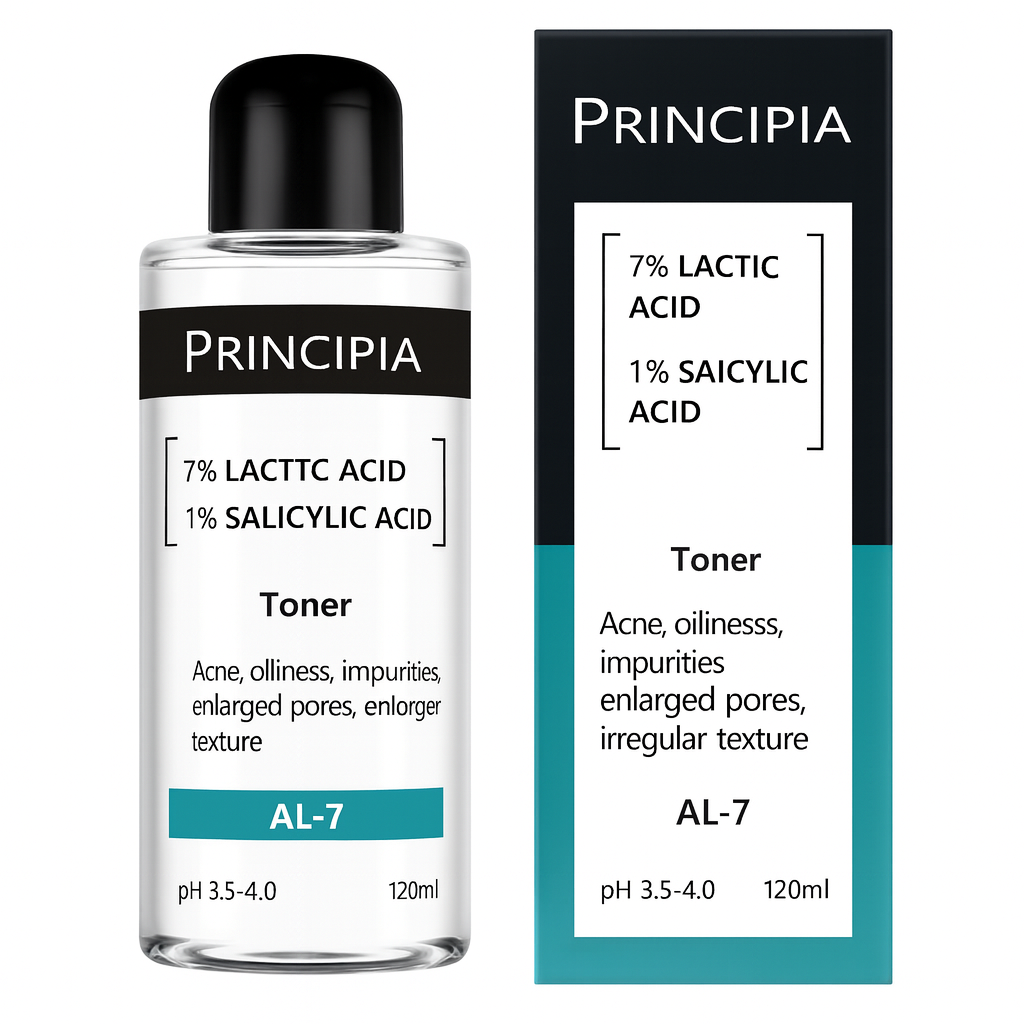 7% Lactic Acid · 1% Salicylic Acid · Anti-Acne · Pore-Refining · Texture-Smoothing
