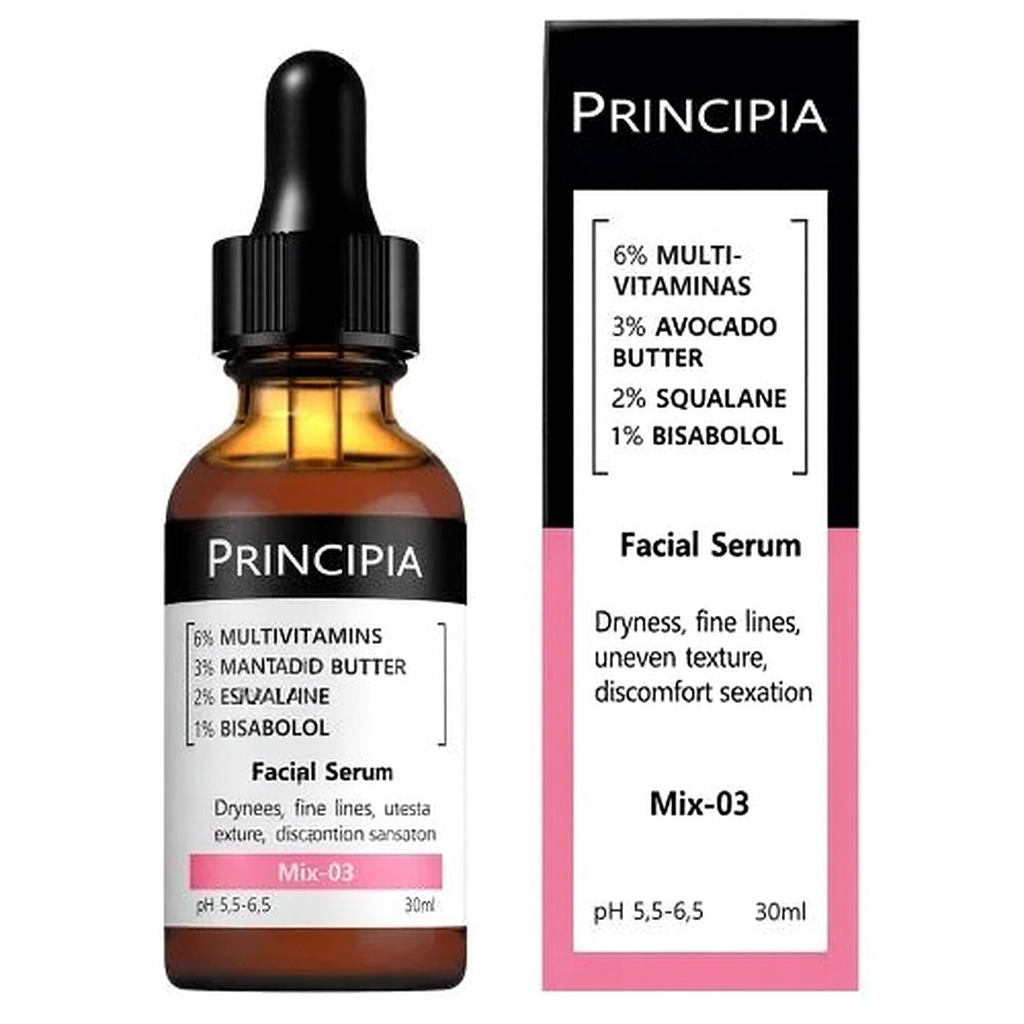Principia Mix-03 Hydrating & Repair Facial Serum with Vitamins + Squalane