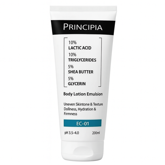 Principia EC-01 Lactic Acid Body Lotion – Smoothing & Hydrating Emulsion