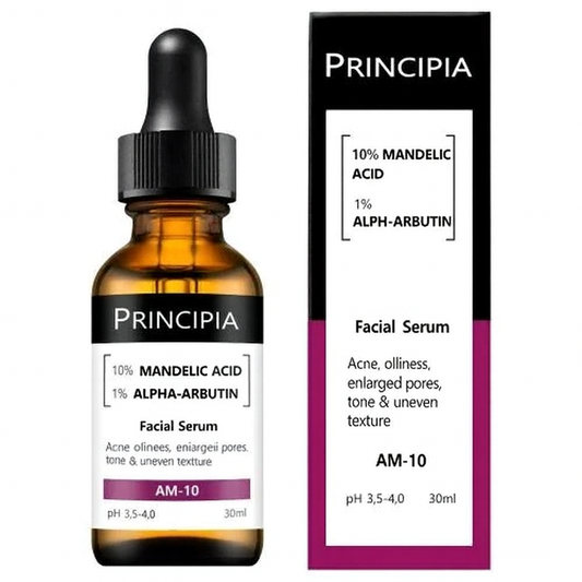 Principia AM-10 Mandelic Acid & Alpha-Arbutin Facial Serum – Acne Control