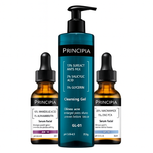 Principia Oil Control & Pore Refining Kit – Cleanser, AHA & Niacinamide
