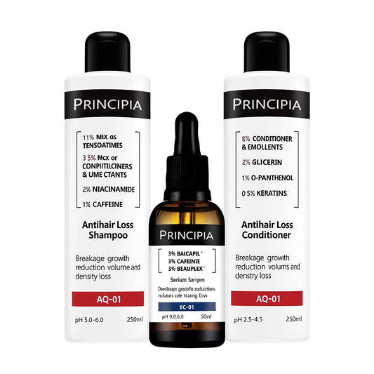 Principia Anti-Hair Loss Kit – Shampoo, Conditioner & Growth Serum